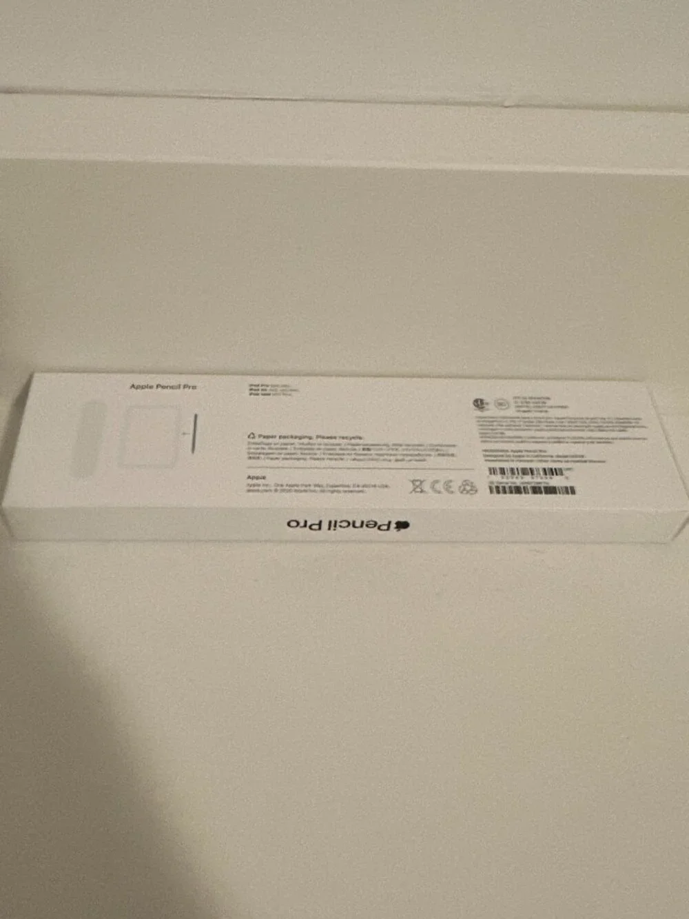 Apple Pencil Pro Empty Box Only – Original Apple Packaging – Clean Display/Stora